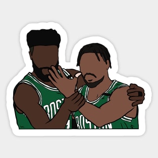 Marcus Smart's Perplexing Left Hand Sticker